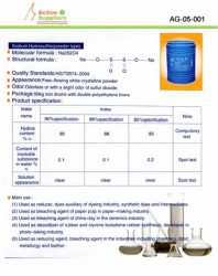 Metales & Minerales - SODIUM HYDROSULFITO | Active Sourcing